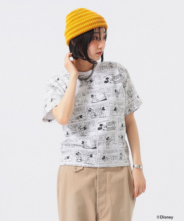 Champion x BEAMS BOY 別注米奇衫
