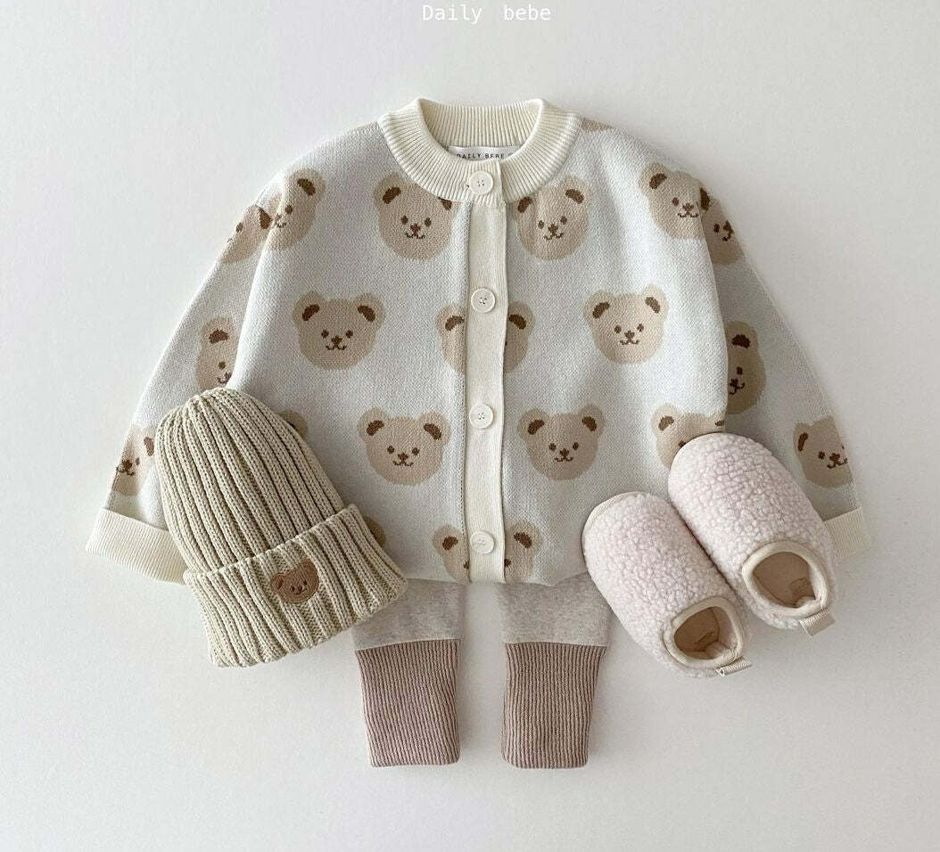 Dailybebe Cardigan - Bear