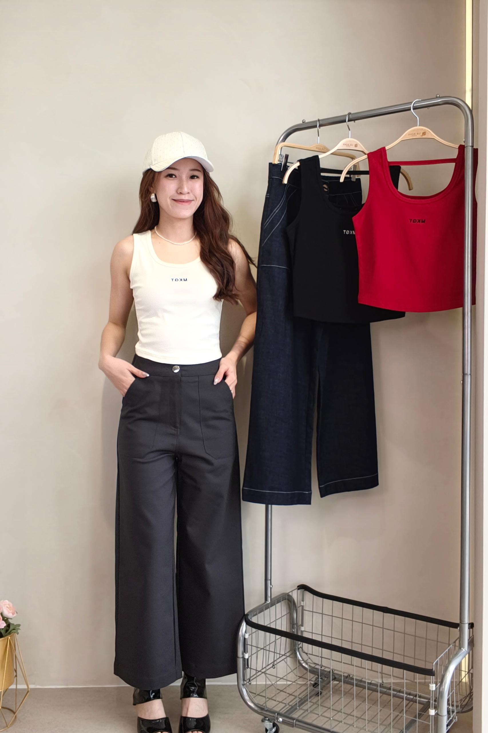 CB2690 Ribbed Crop Tank Top