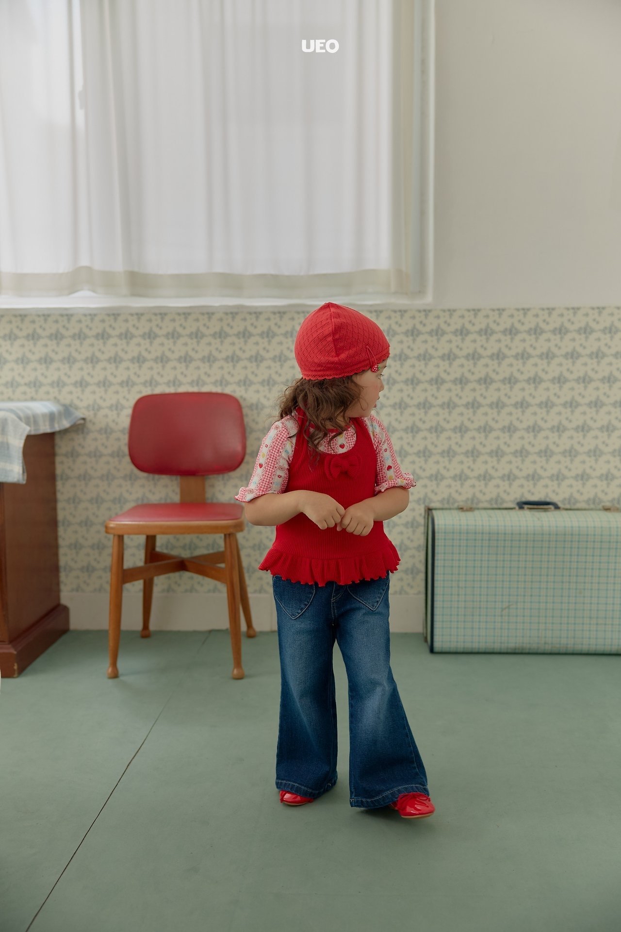 Girls | Bear Frill T-shirt