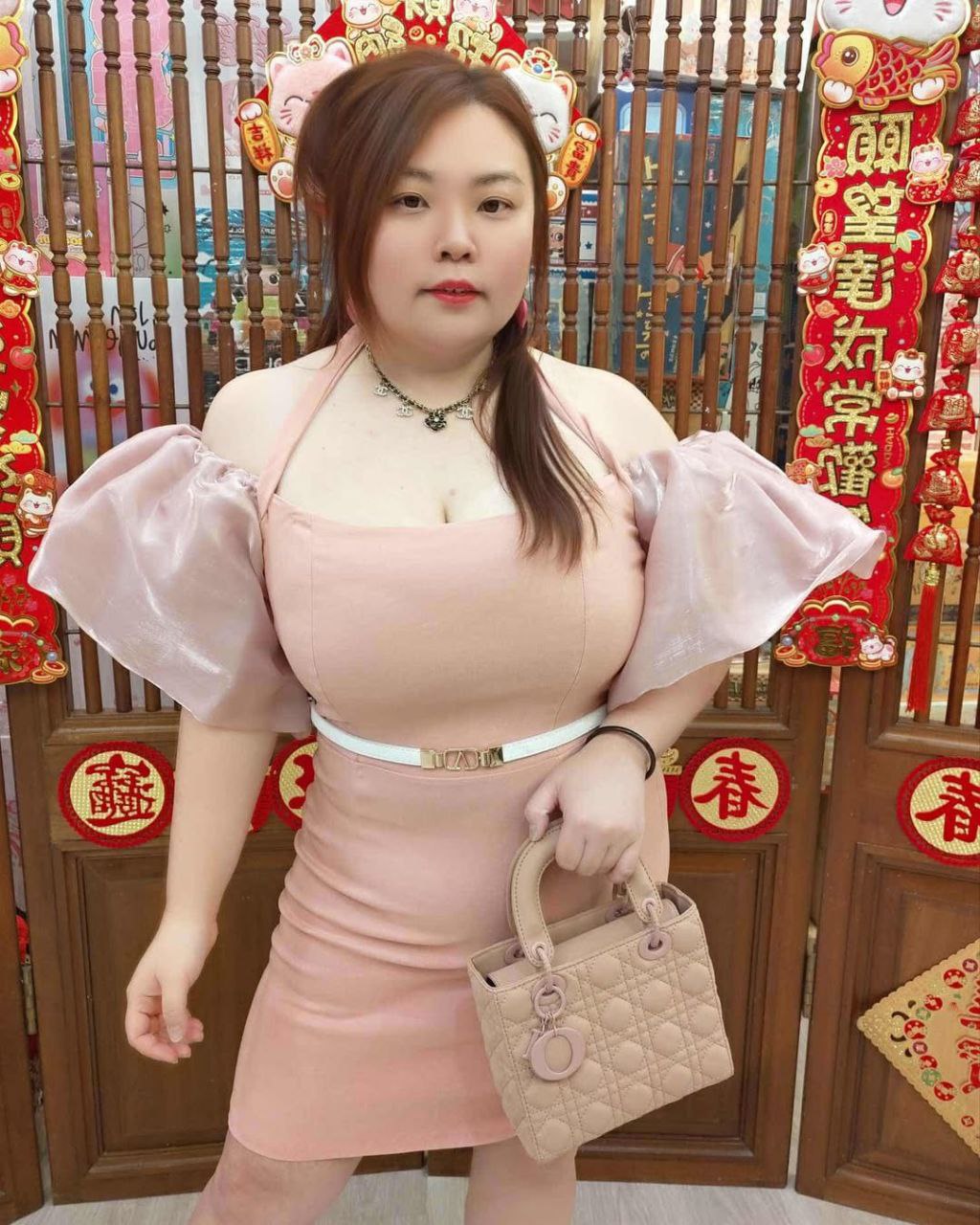 TT809 大波浪袖修身礼服