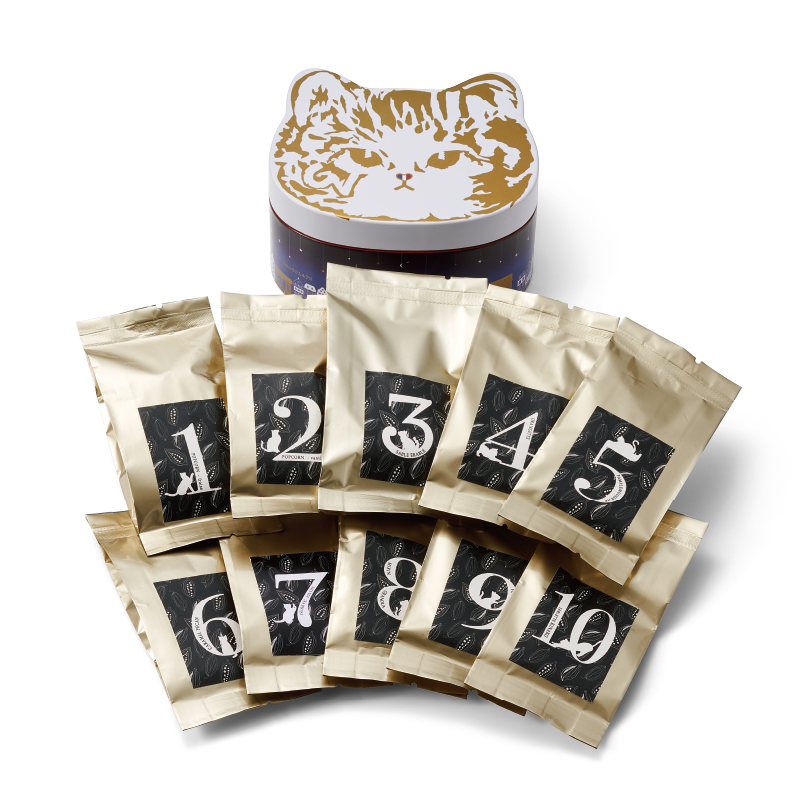 LES TROIS CHOCOLATS PARIS 貓咪鐵盒 SELECT BOX (10入)