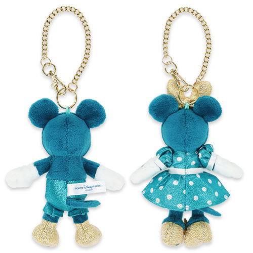 【預訂】DisneySea 25th Sparkling Jubilee - Mickey & Minnie 公仔掛飾一對