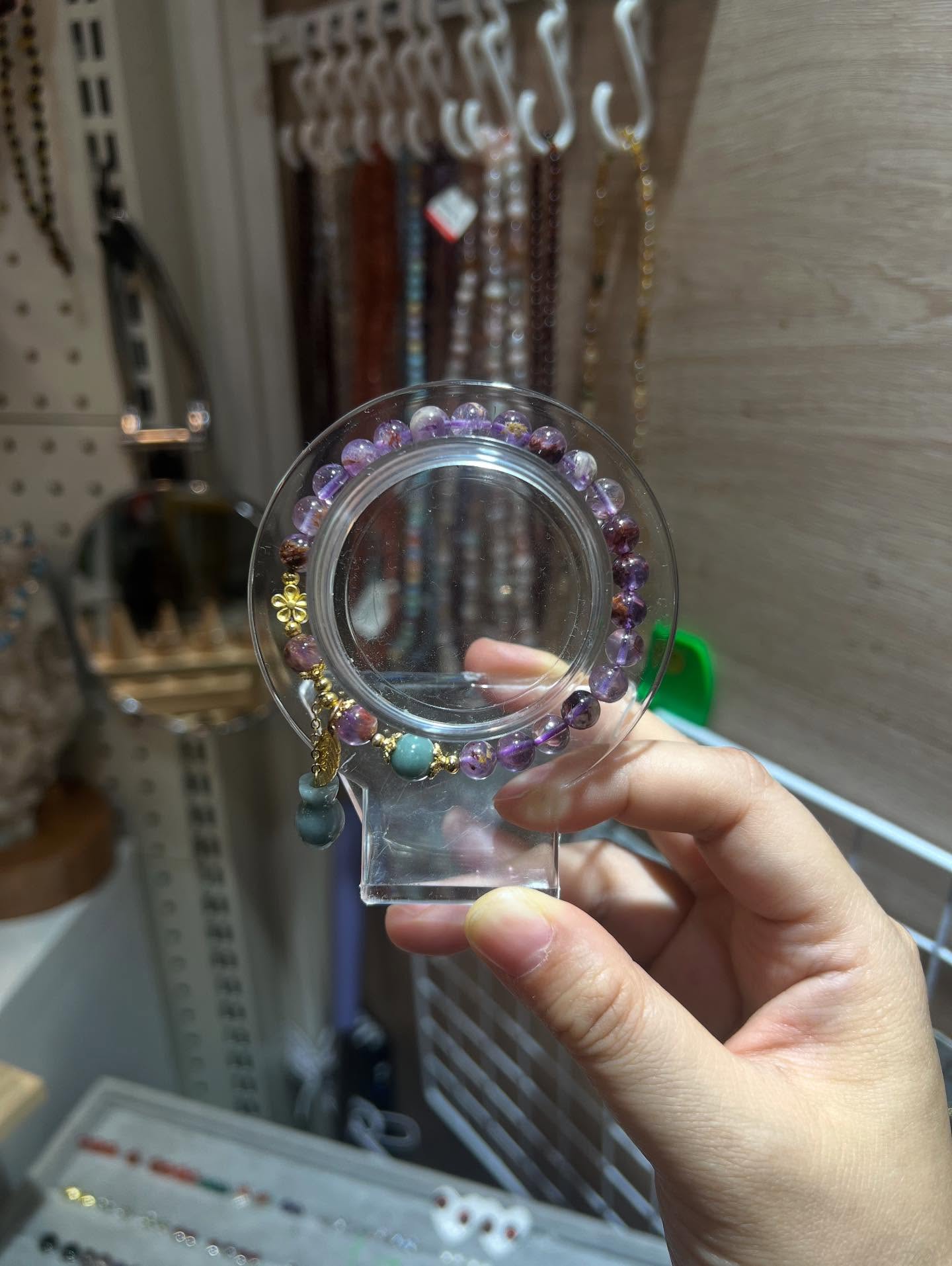 紫幽靈+藍水翡翠