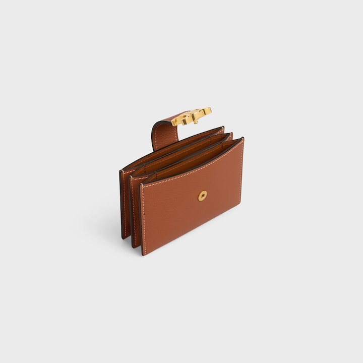 精選貨品優惠💖Celine Accordeon Cardholder Color : TAN