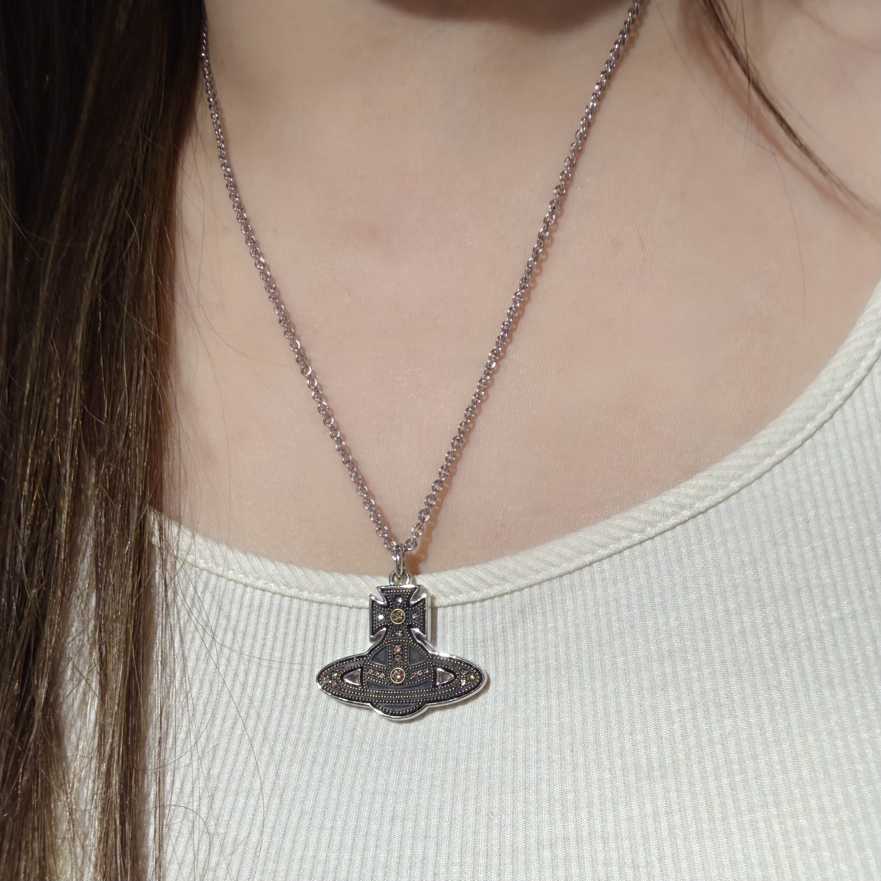 Vivienne Westwood Laszlo necklace blk