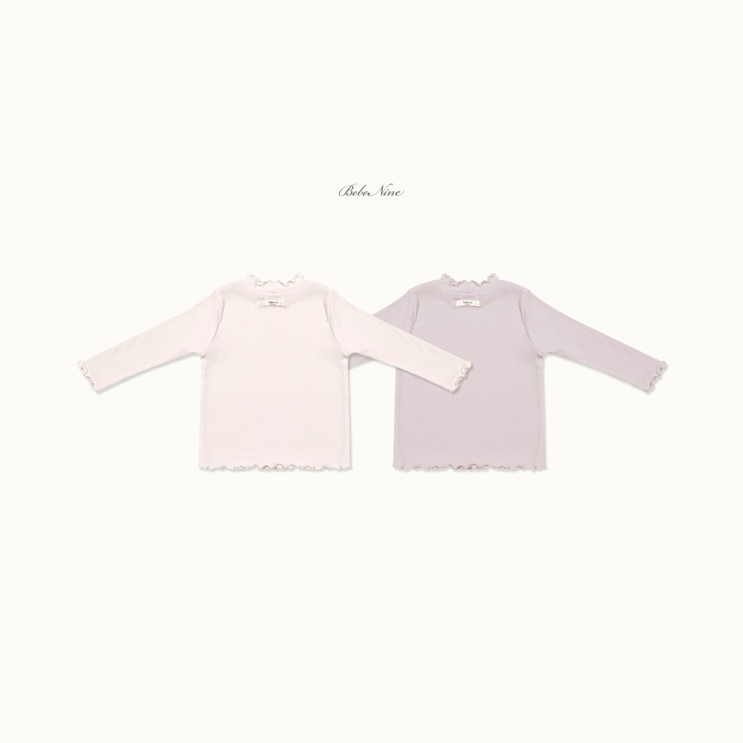 Bebenine Soft Ruffle Rib Tee