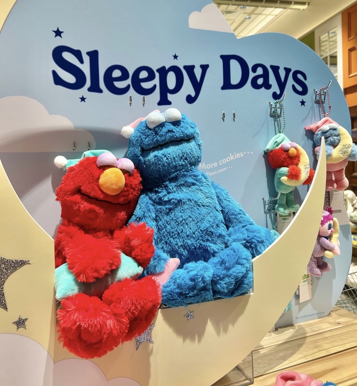 日本預訂📍日本芝麻街Sleepy Days系列 - 訓覺樣公仔 不包郵