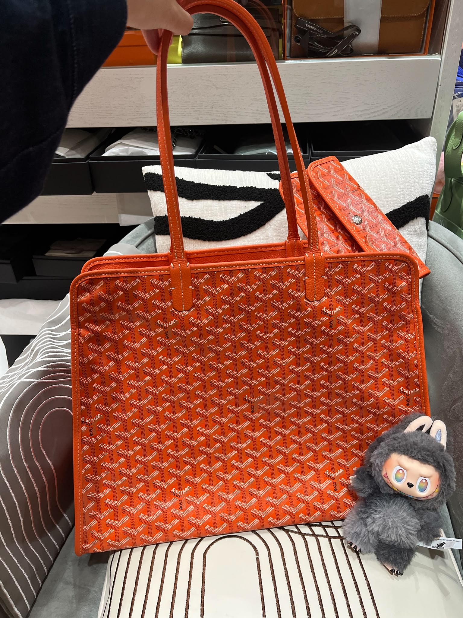 Goyard Hardy pm Tote Bag 100%Authentic, 98%new ✅專門店收據✅防塵袋