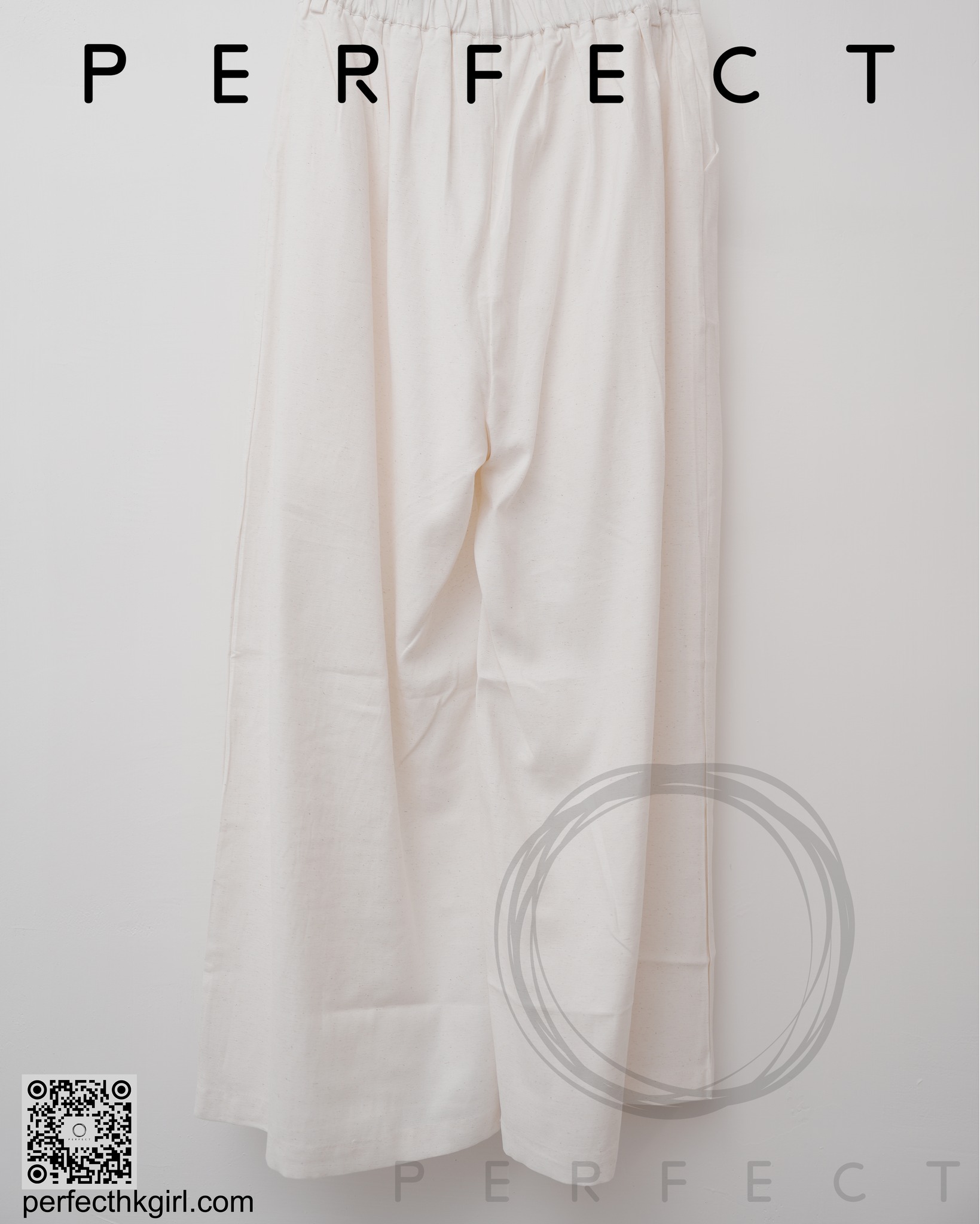 P0009_麻質文青通爽直腳褲（百搭米白色）