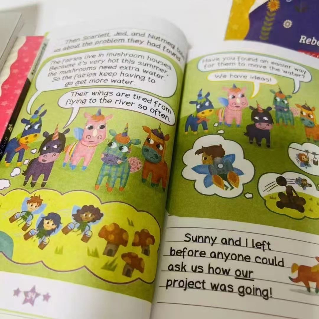 學樂大樹橋梁書獨角獸日記10冊Unicorn Diaries全彩英文原版 趣味全集最新