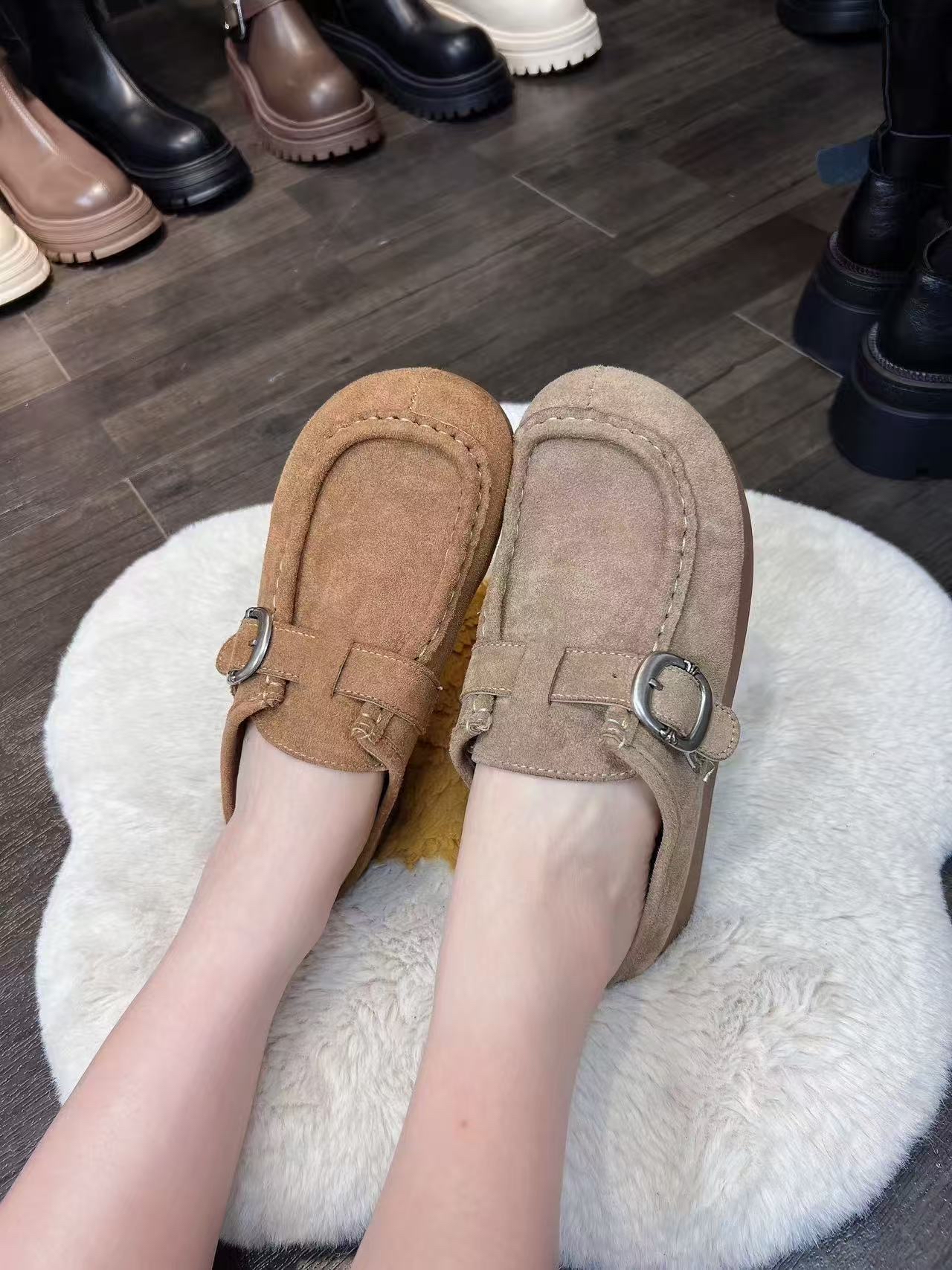 TW04 懒人勃肯半拖鞋