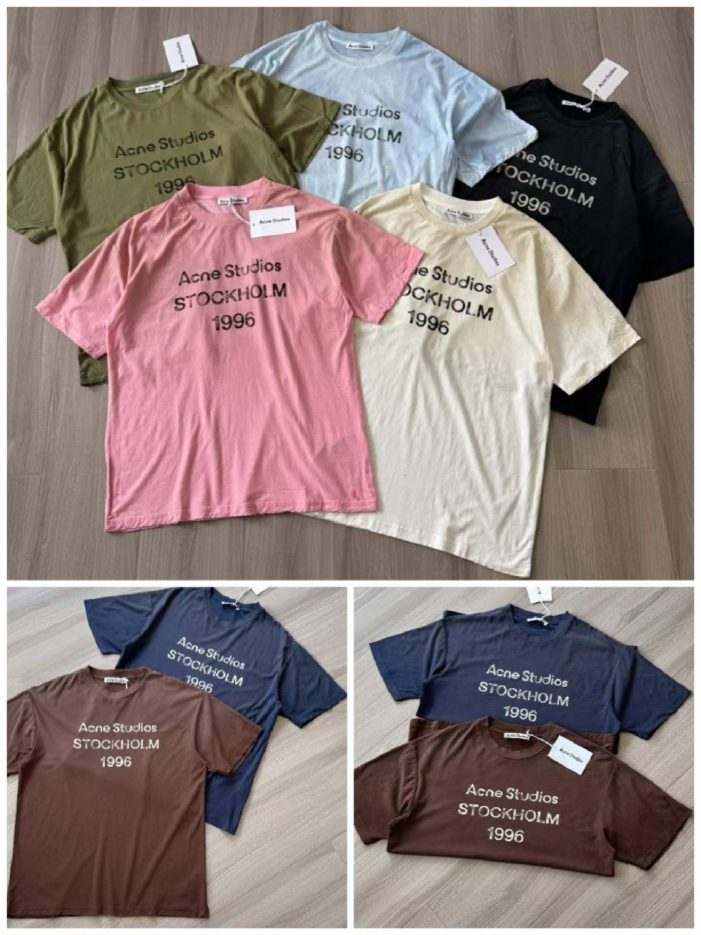 $168件。2件起$ 158件。🔥【人氣新款｜A-CNE *1996設計亞麻棉短袖Tee】🔥