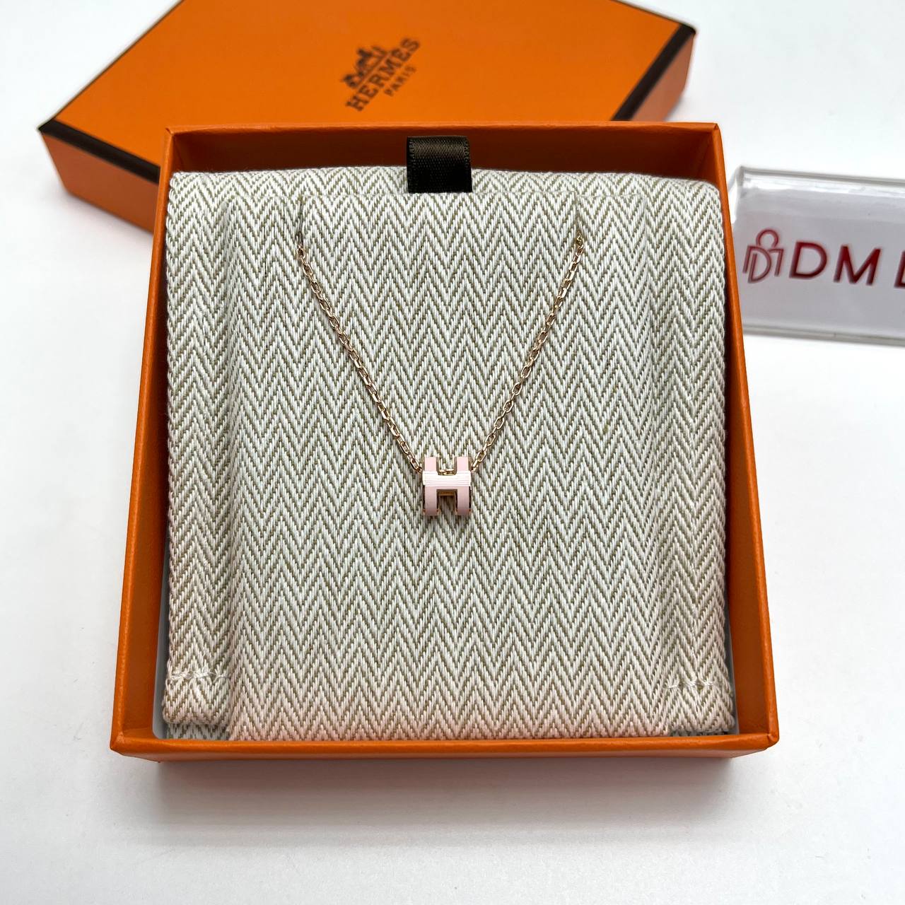 Hermes Mini Pop H Rose Dragee RGHW