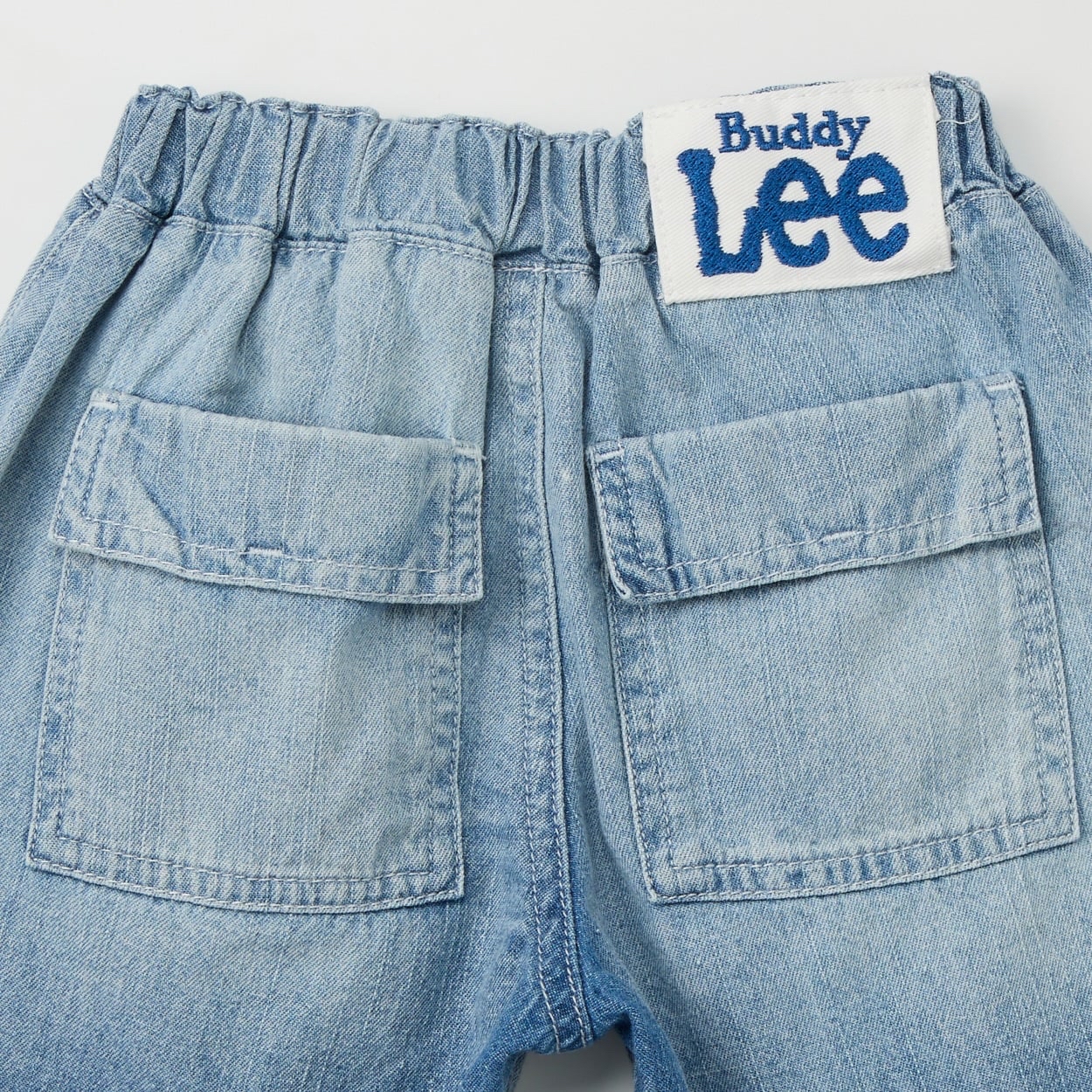 🇯🇵預訂 日本直送🇯🇵Buddy Lee 兩色標誌刺繡漸變半截牛仔褲