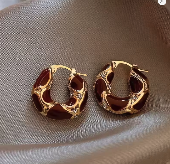 Sculpted Hoop Earrings