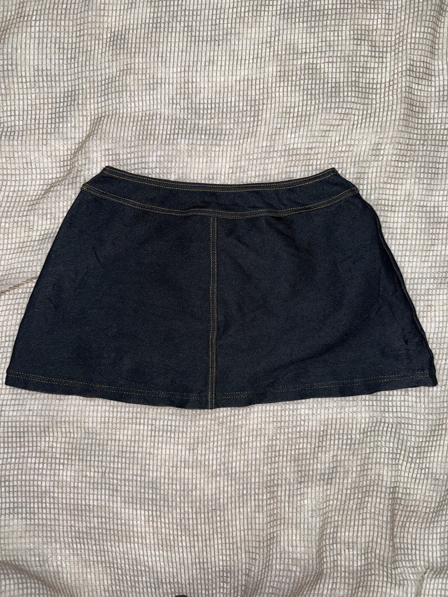 Dark Wash Denim Mini Skirt