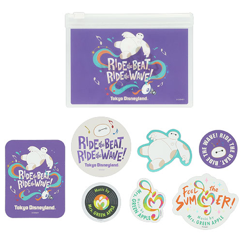 【預訂】TDR Baymax Ride the Beat, Ride the Wave! - sticker set