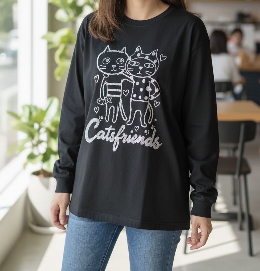 Casfriends Red L/Tee