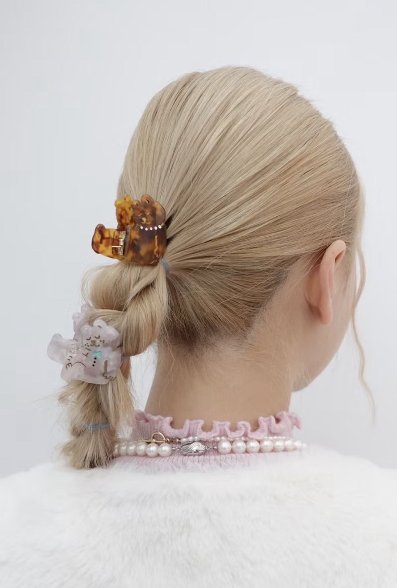 Fall in love 小熊抓夾Set