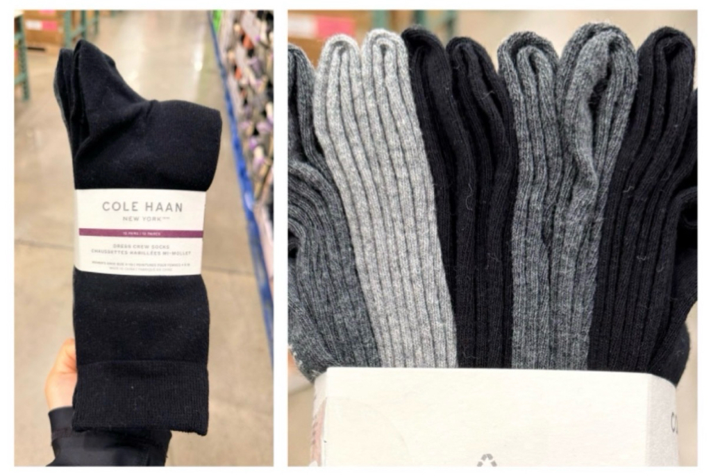 加拿大直送  Cole Haan 女裝襪Dress crew socks 10 對 