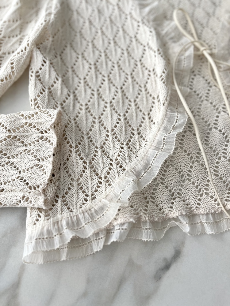 The Lacie Cardigan Set (Ivory)