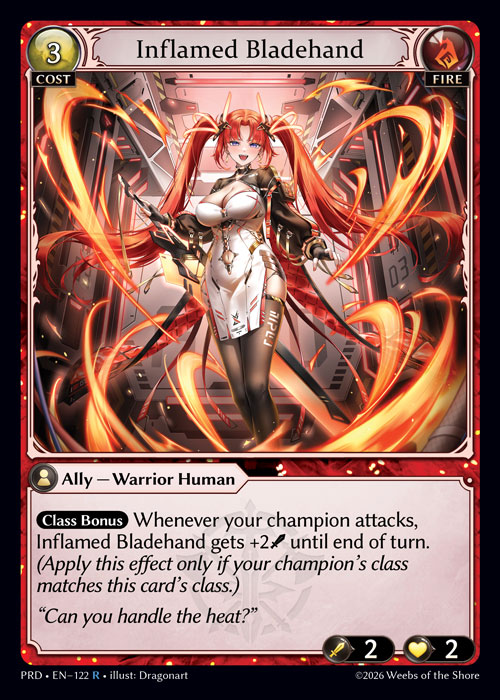 Inflamed Bladehand / PRD-122 (R)