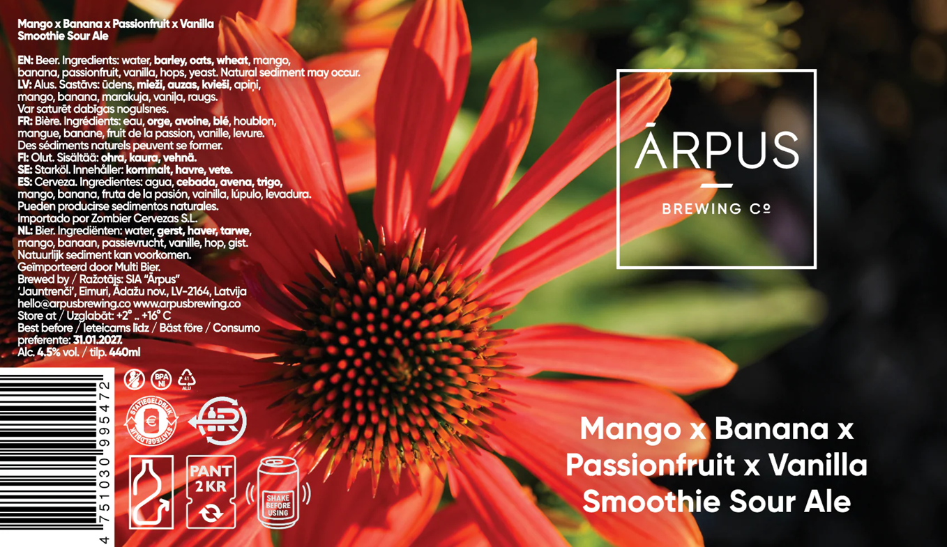 Arpus Brewing SMOOTHIE SOUR / IMPERIAL STOUT