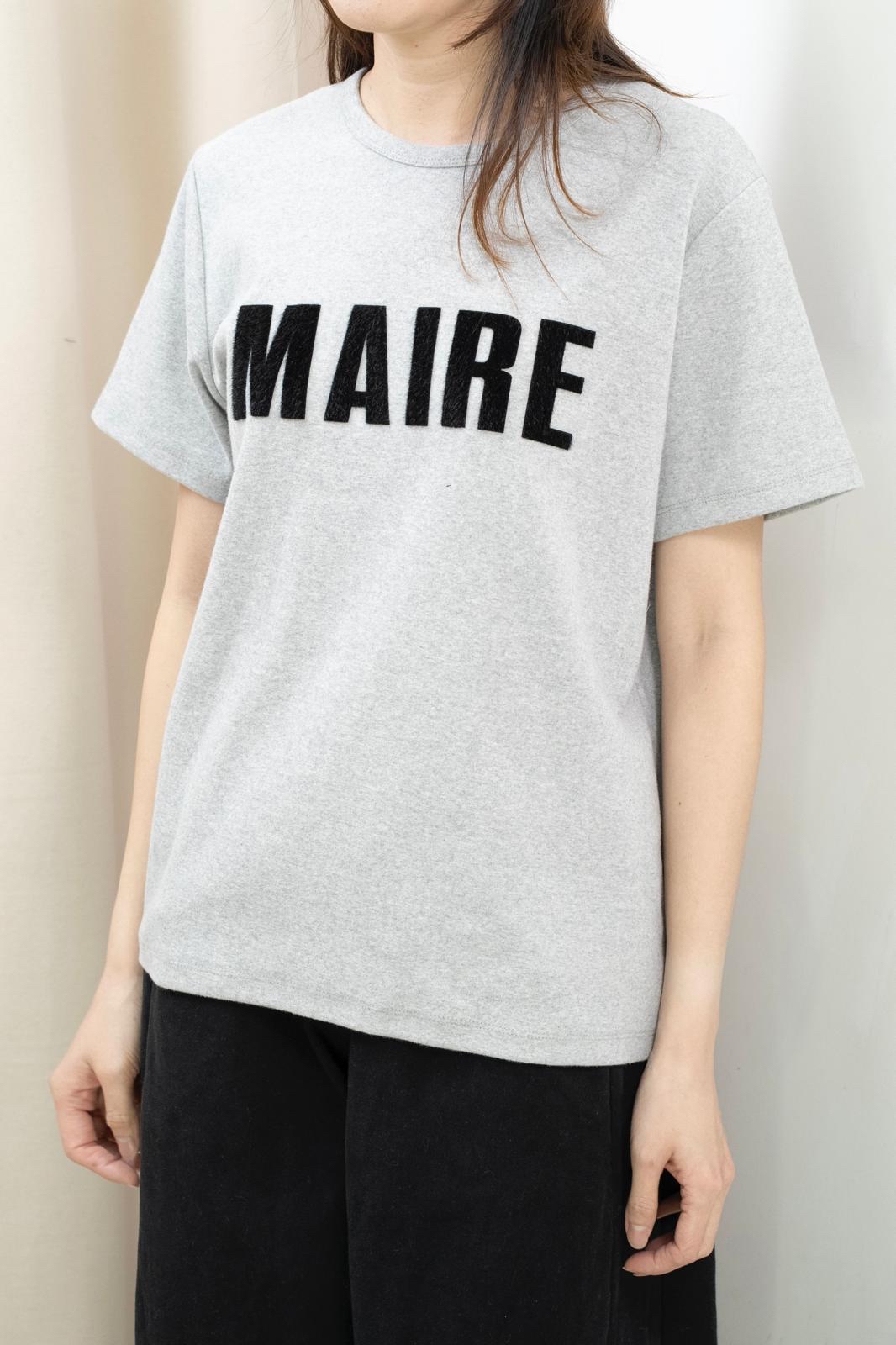 文字舒適棉Tee（灰色）