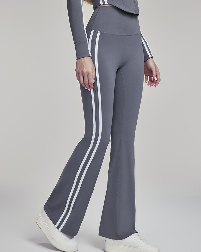 修身顯瘦高腰微喇瑜珈健身褲