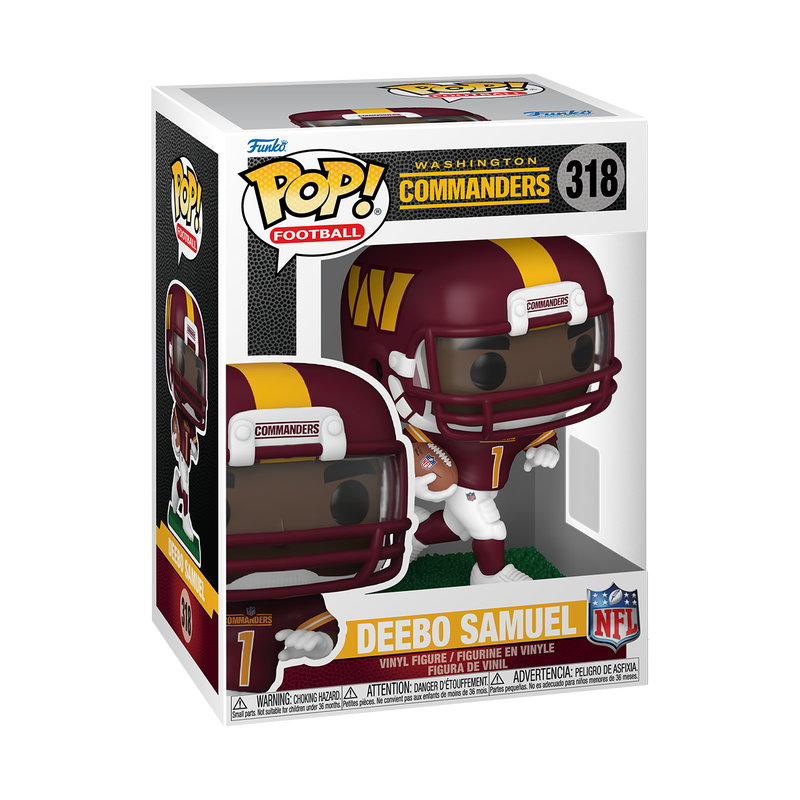 📦訂購 美國代購 Funko POP! NFL Deebo Samuel (Burgundy & White Uniform) Figure 華盛頓指揮官 模型