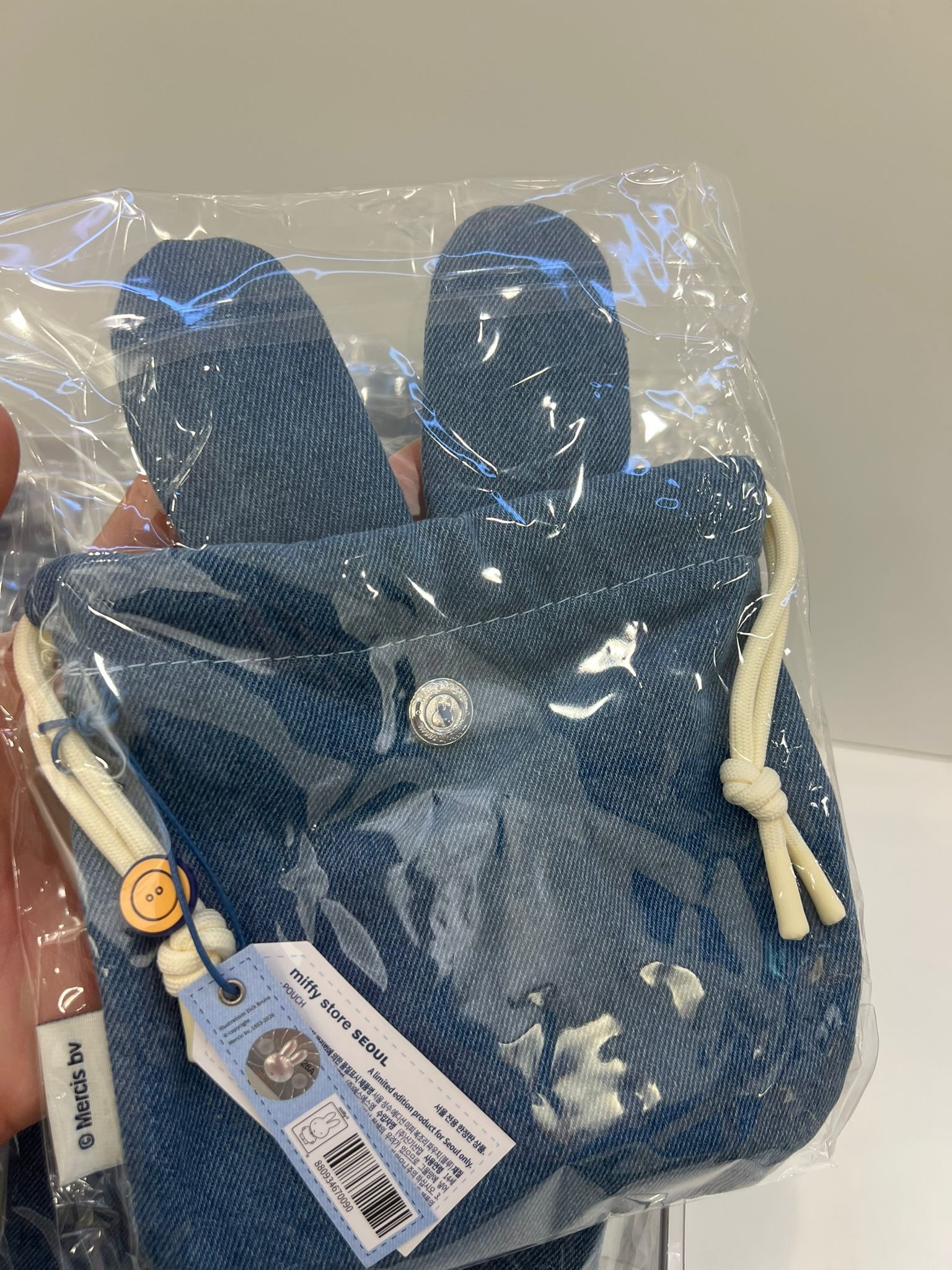 牛仔Miffy索繩袋