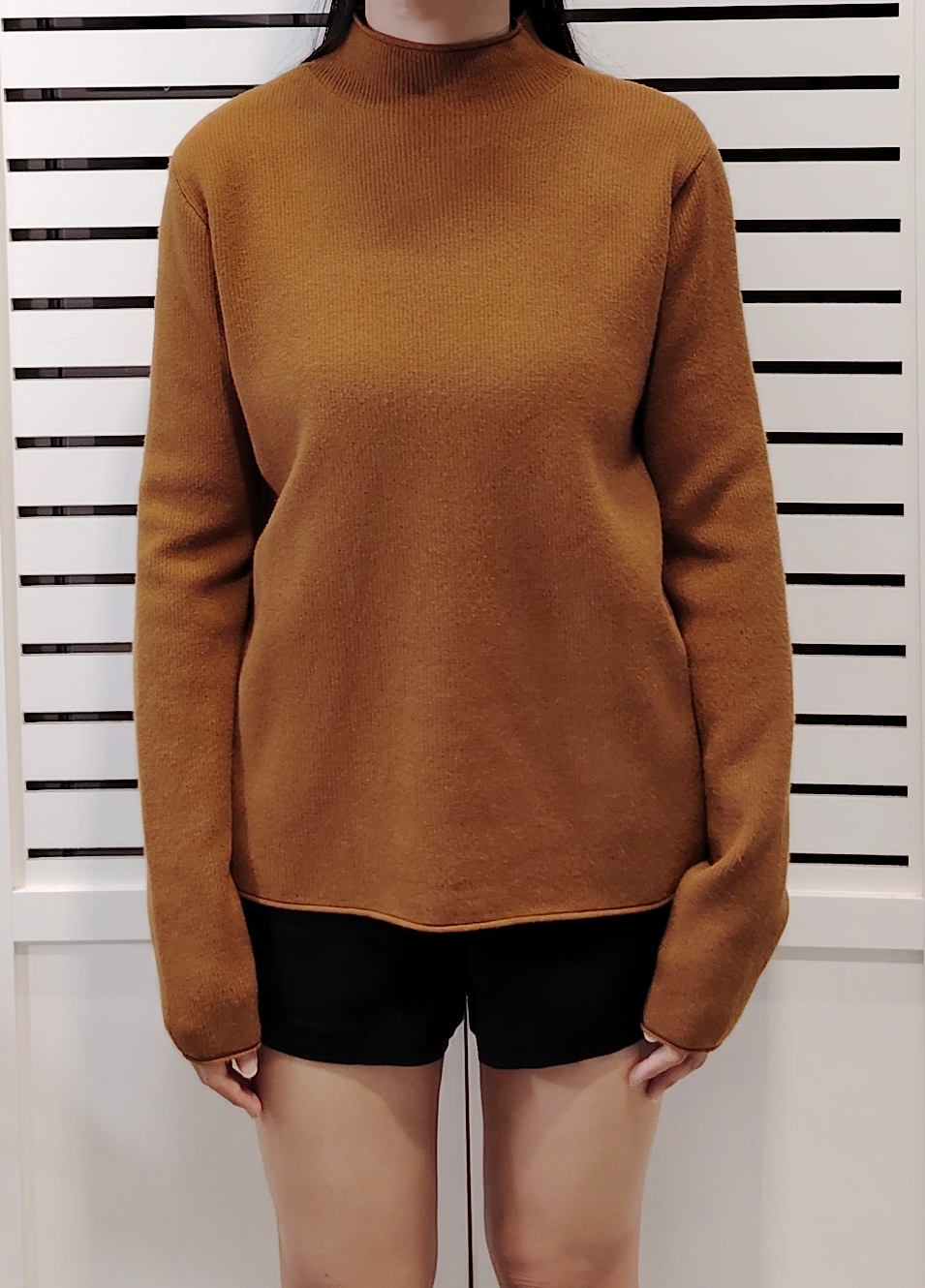 S78801 High Neck Long Sleeve Knit Wear 