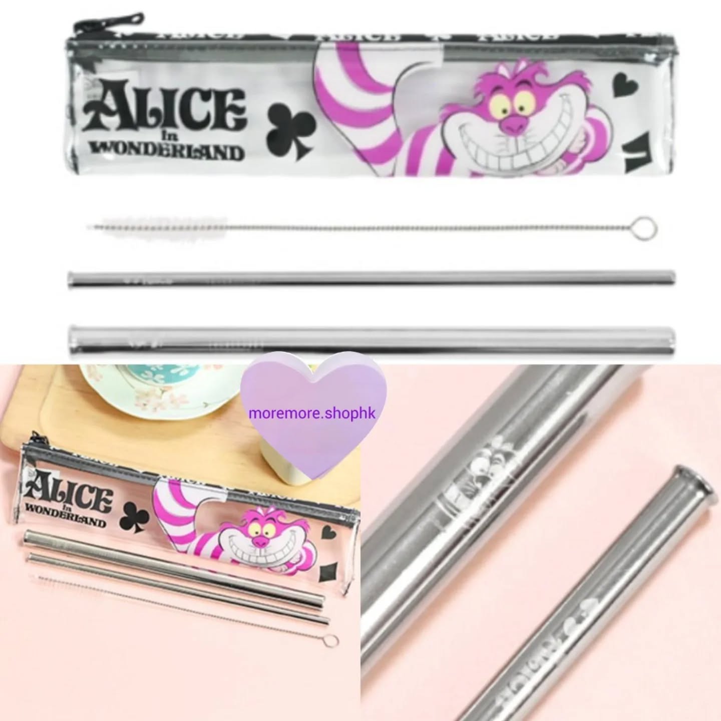 現貨💜正版💜妙妙貓 304不鏽鋼飲管set😃