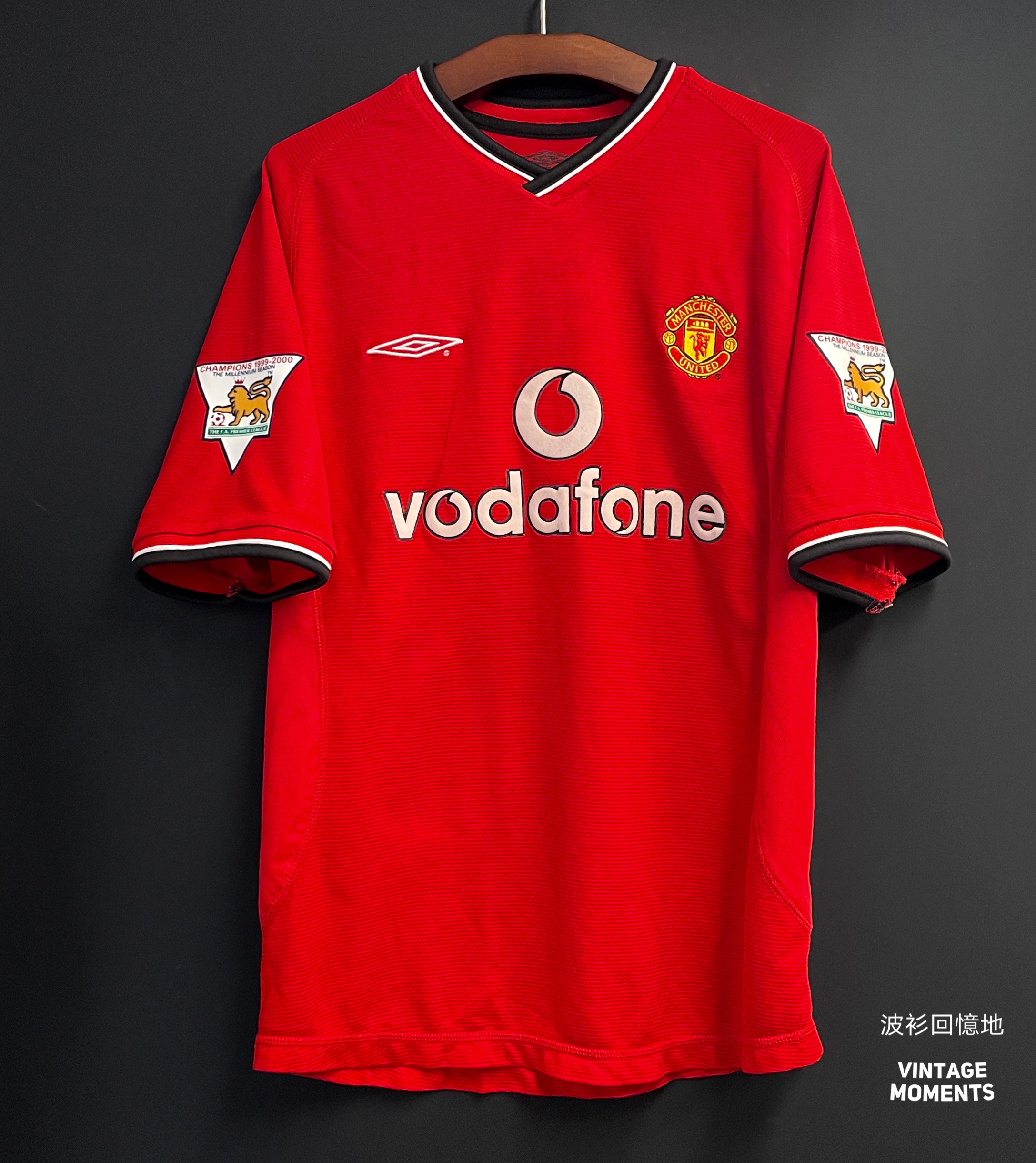 曼聯00/01主場 碧咸 MANCHESTER UNITED 2000-2001 HOME SHIRT BECKHAM