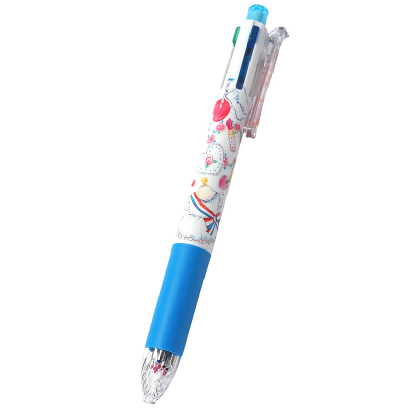 現貨｜Miki Takei Clothes-Pin 小玫瑰 日本製 Zebra SARASA multi 4+1 多功能5用筆 4色啫喱筆+鉛芯筆 (PN-15822)
