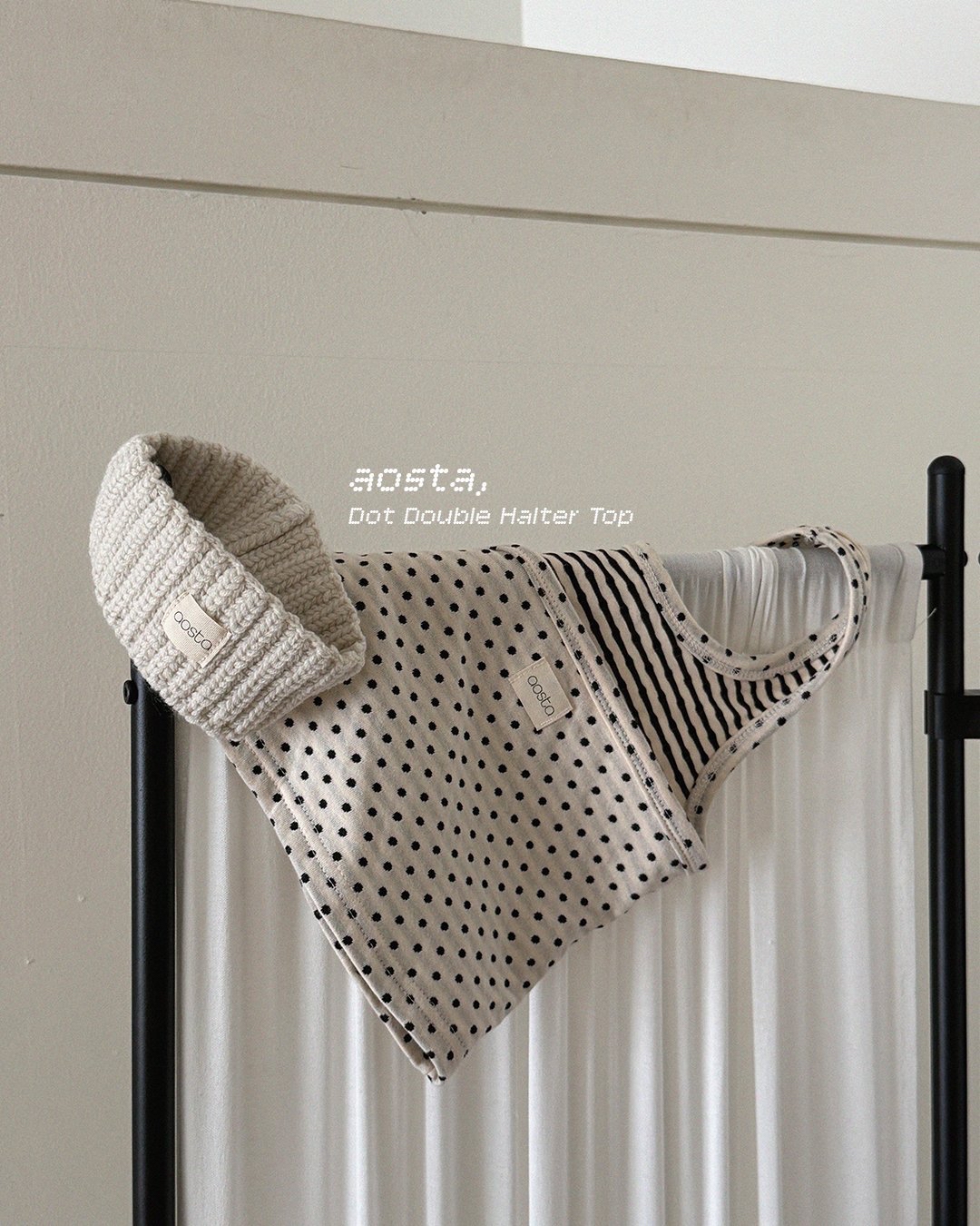 Aosta | [Choco Chip Halter Neck]