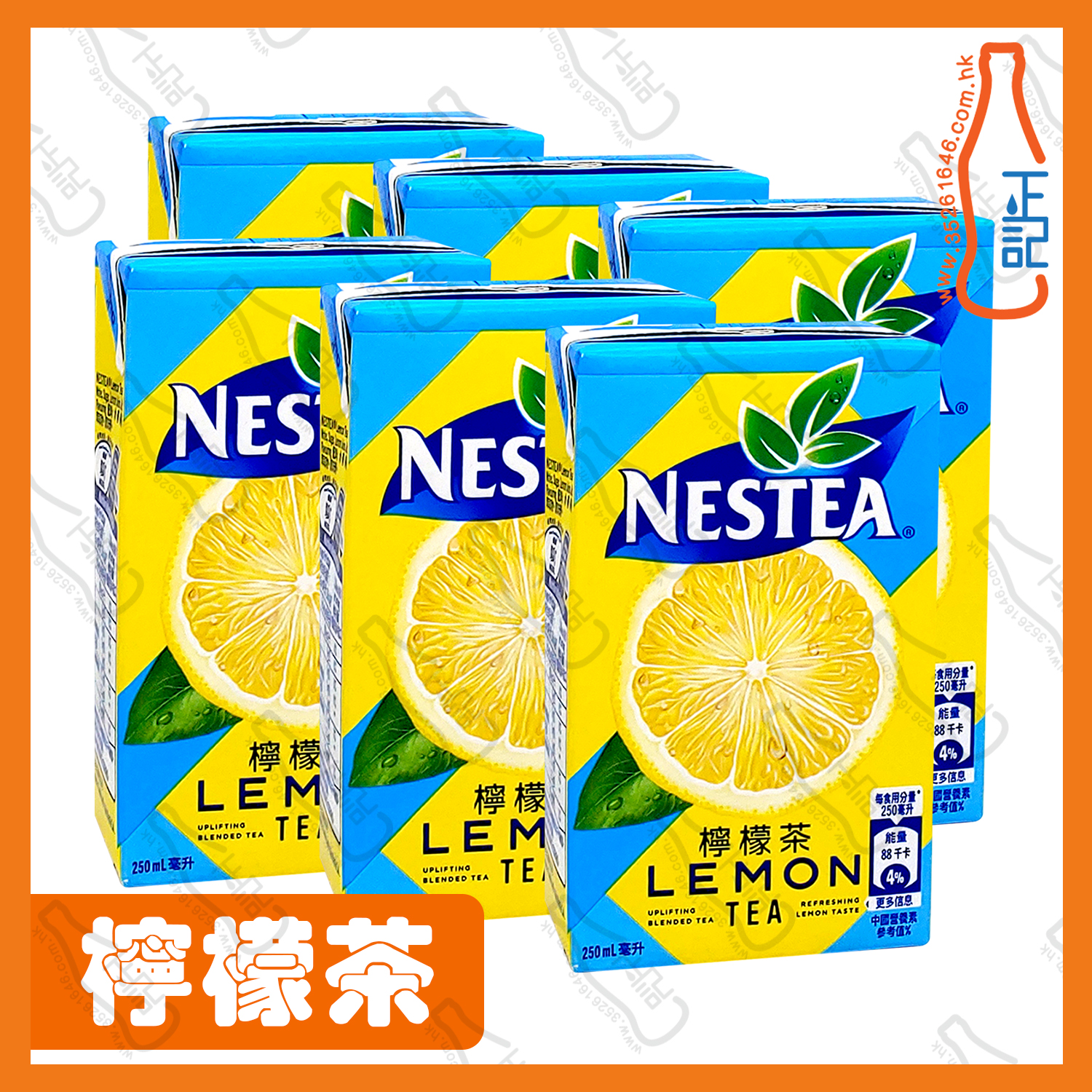 ==雀巢 檸檬茶 250ml x 6包 /排