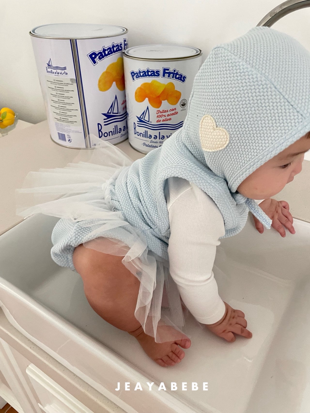 🇰🇷Jeayabebe set (帽+馬甲背心+褲）