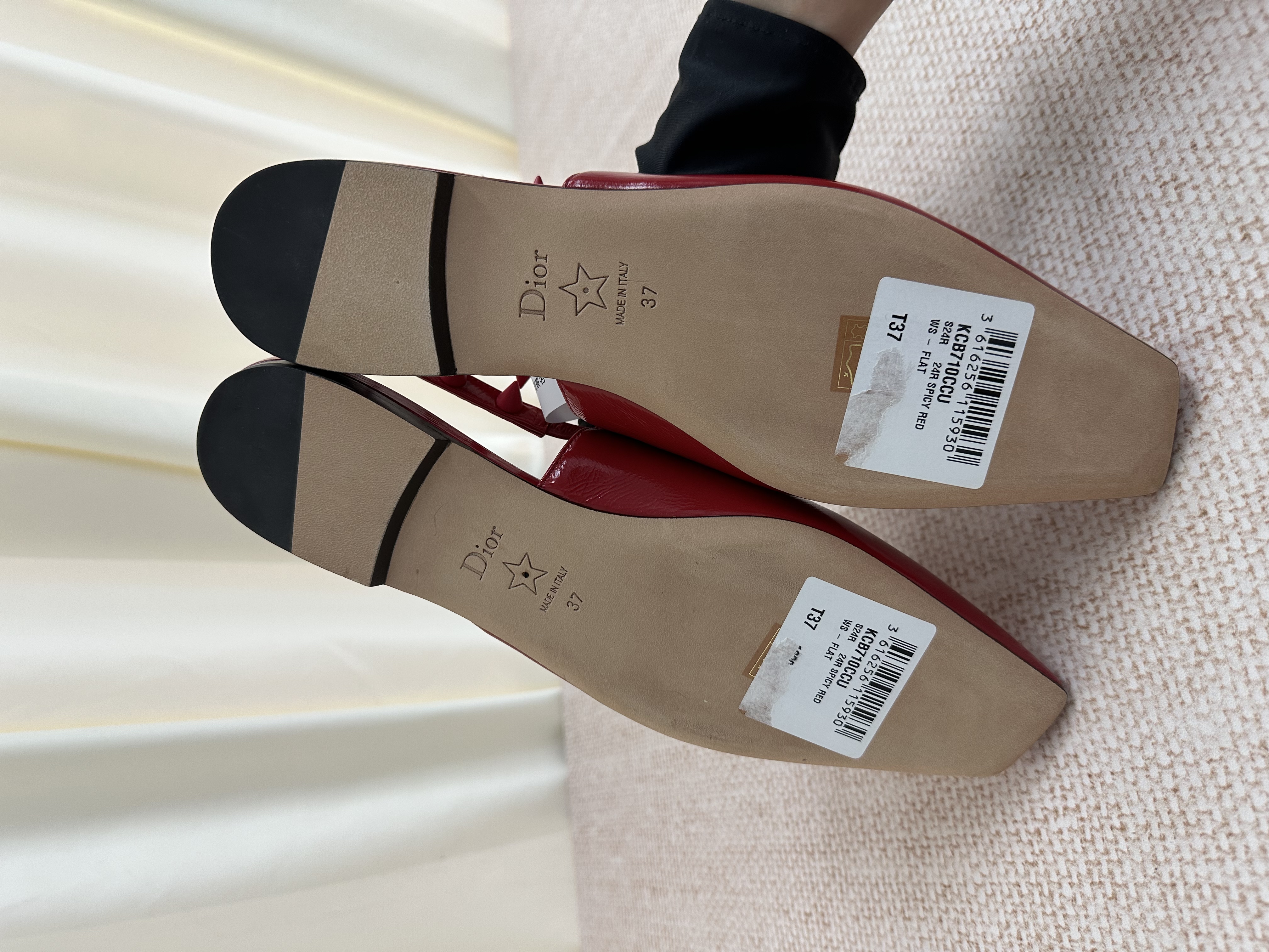 Pre-owned Dior 'Rose Fantastique' slingback flats/ Product Code: 26053108
