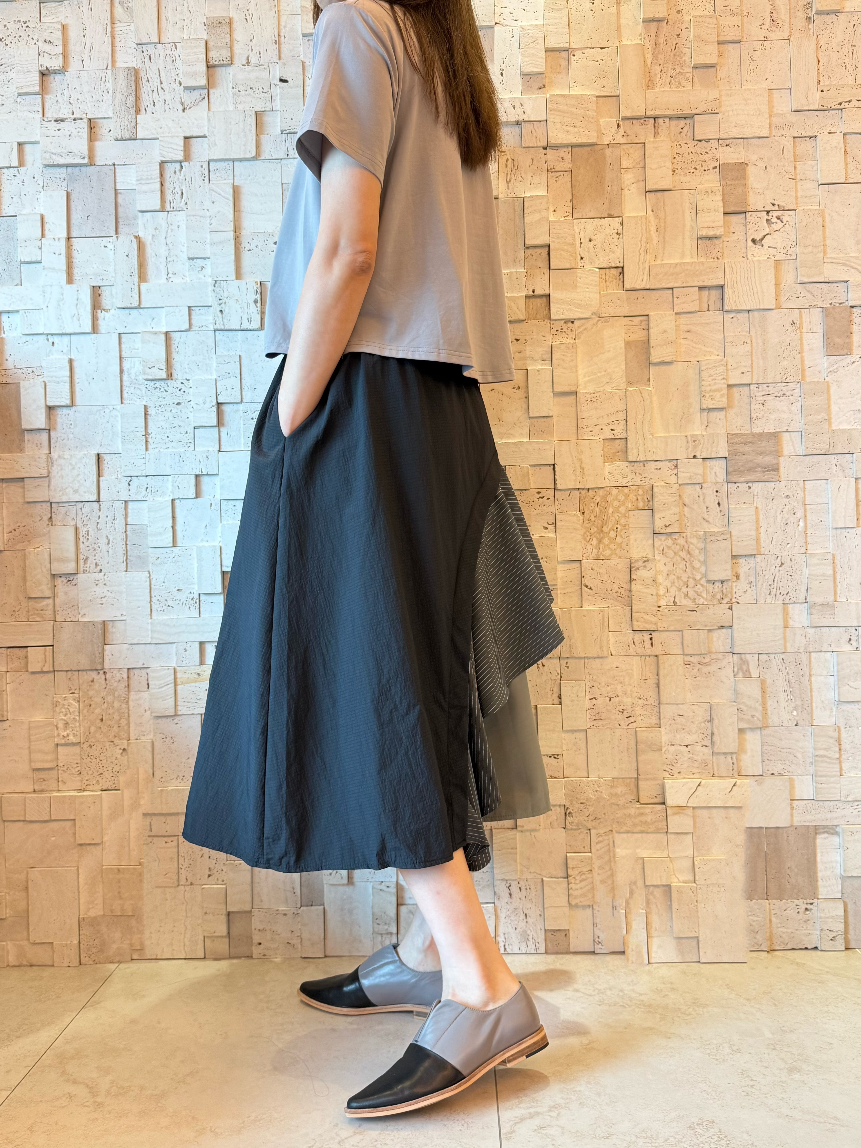 S00358 假兩件棉拼梳織Op❣️