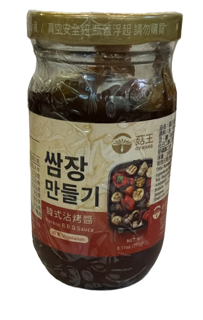 菇王-韓式沾烤醬(純素) 230g/ Guwang Korean BBQ Sauce (Vegan) 230g