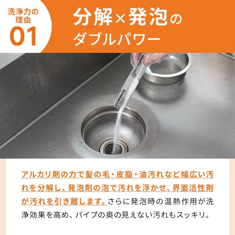 🔥🔥【日本製《AZUMA》保專業級排水管深層發泡去堵塞除味劑】4包入