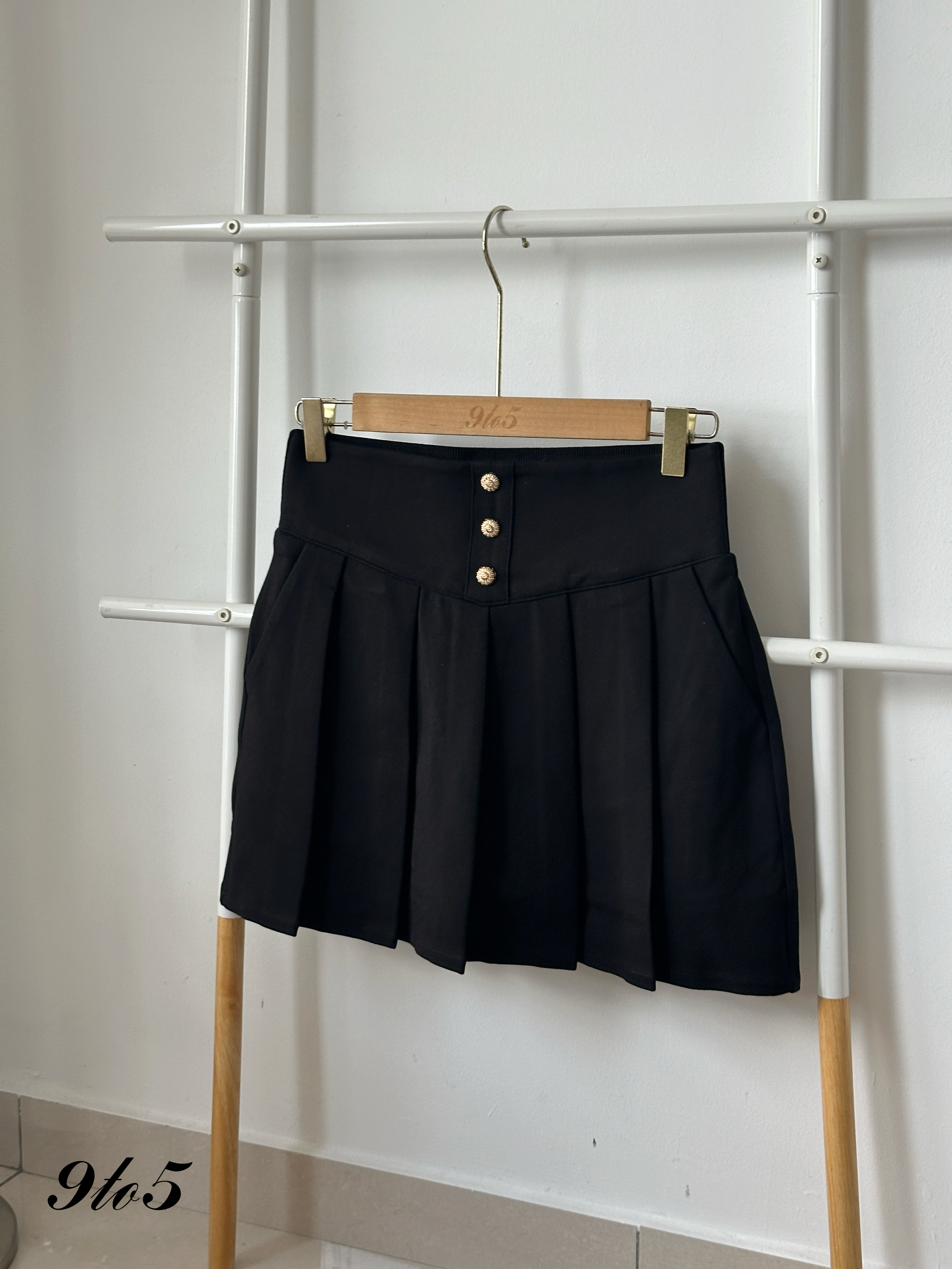 S1872 Short Pleated Skirt - 3 Colors 