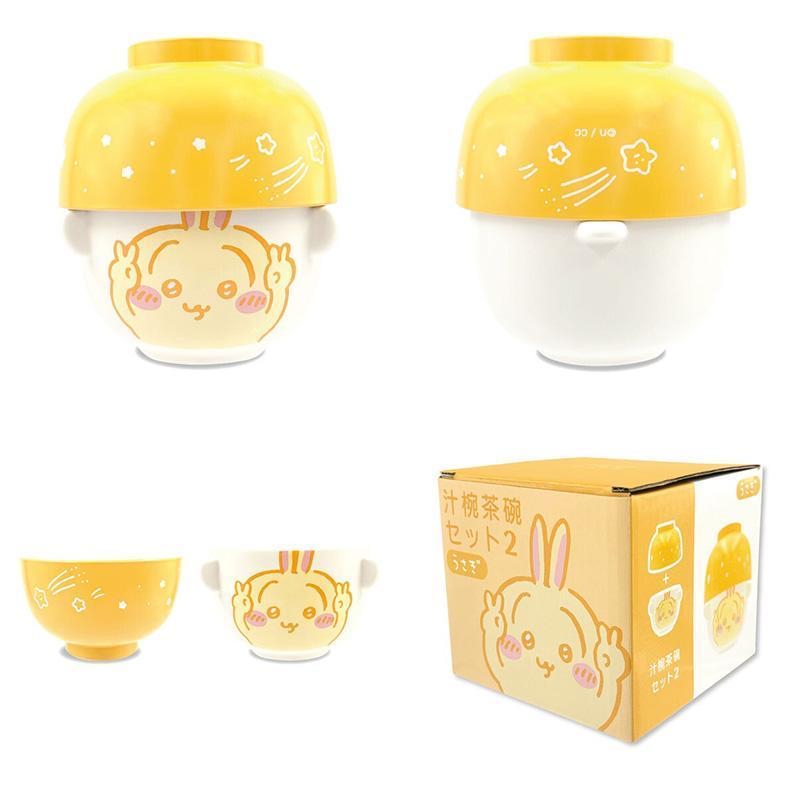 日本現貨/預訂📍Chiikawa圖案湯碗飯碗套裝