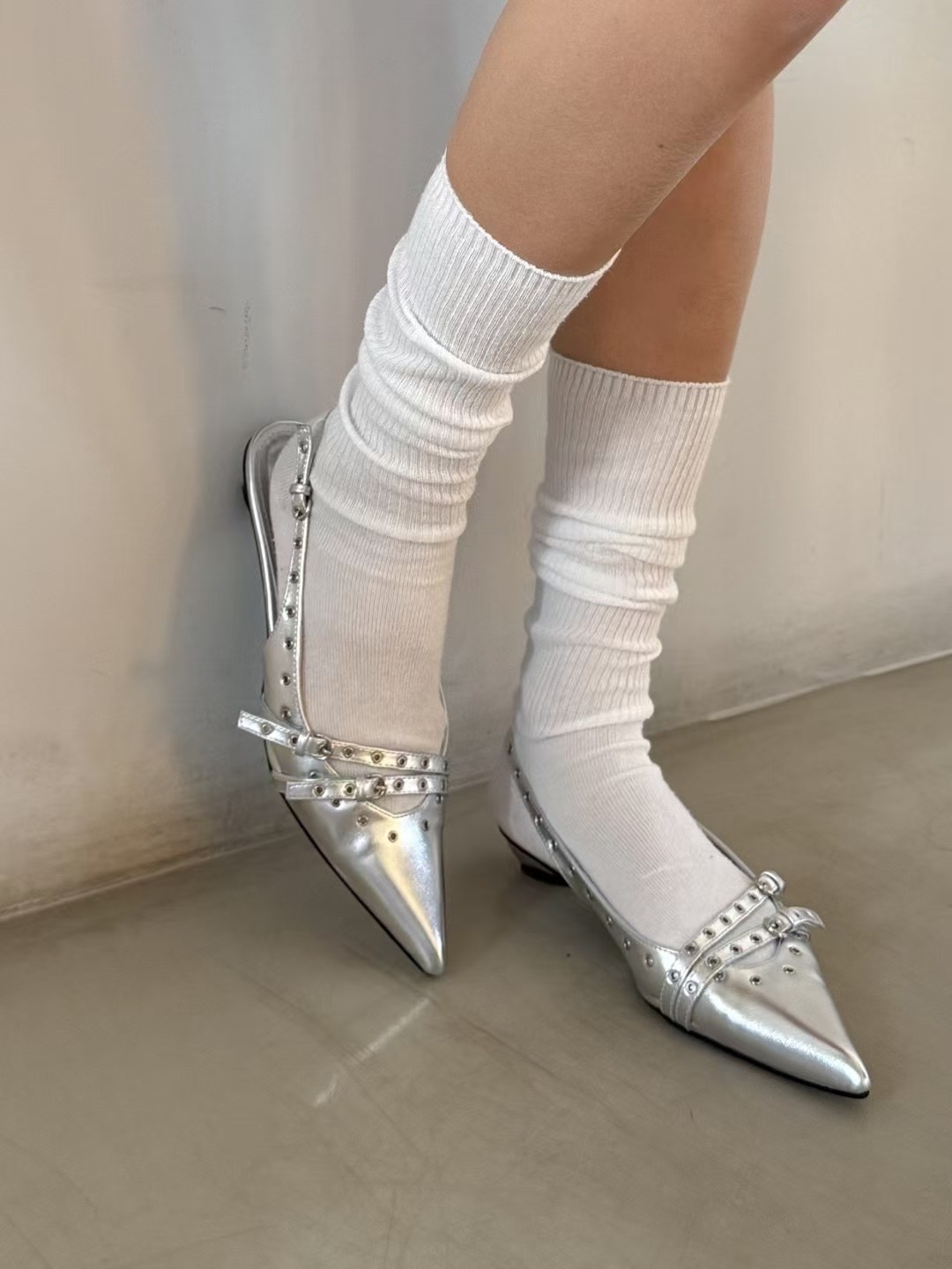 26SS/ 2.5CM DOUBLE STRAP BUCKLE HEELS