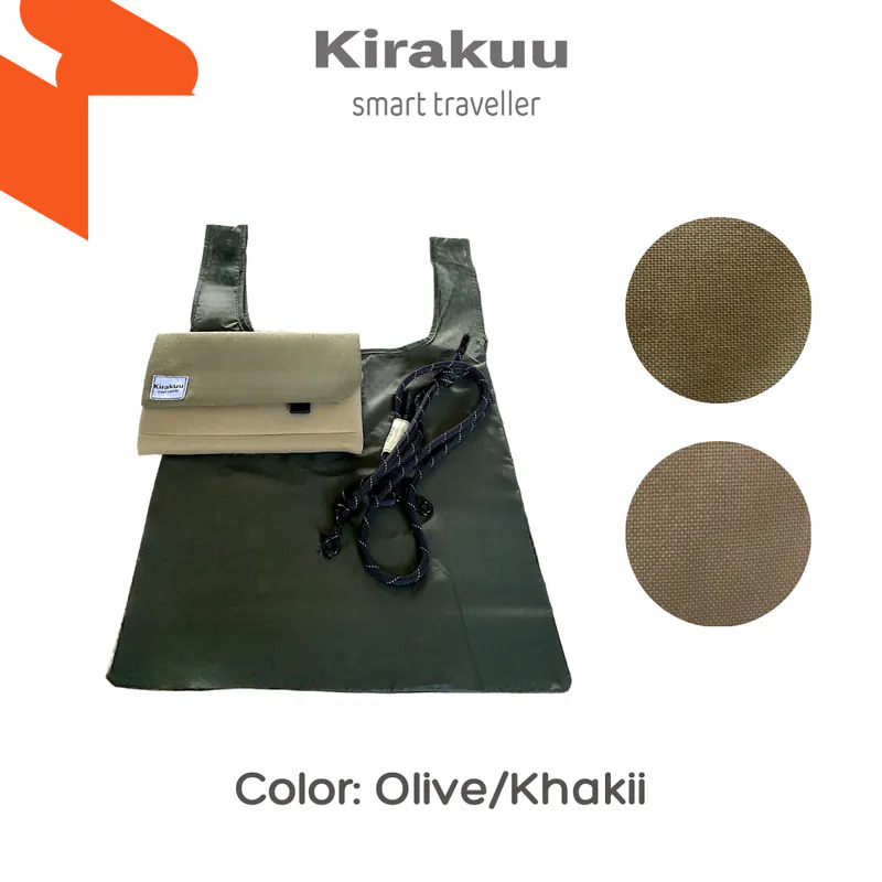 Kirakuu New 3 ways travel bag 【8/30 截單，預計 :9月中至尾發貨】】