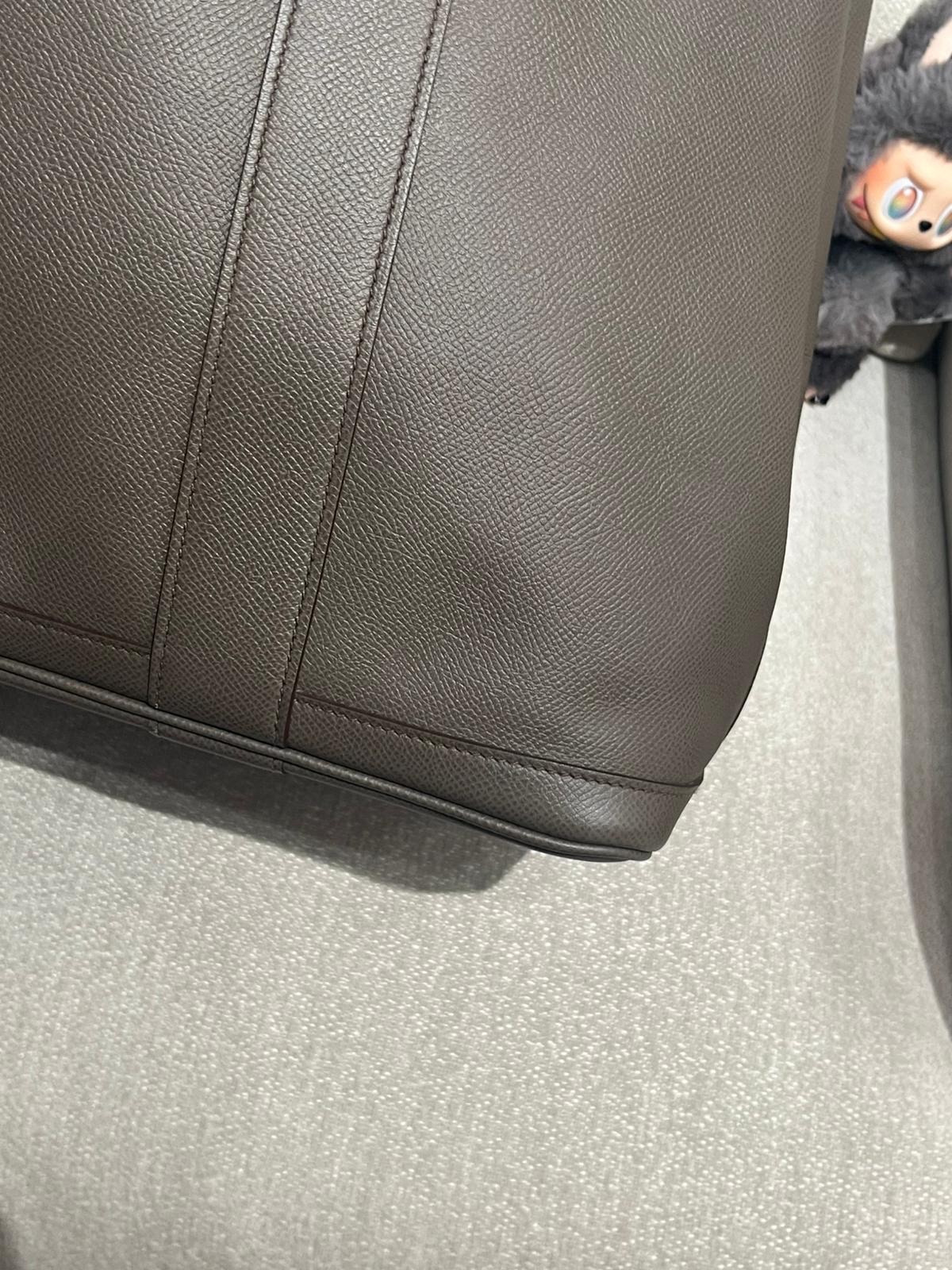 Hermes garden party 36,STAMP A錫器灰 Epsom 牛皮 100%Authentic, 98%new ✅塵袋✅box