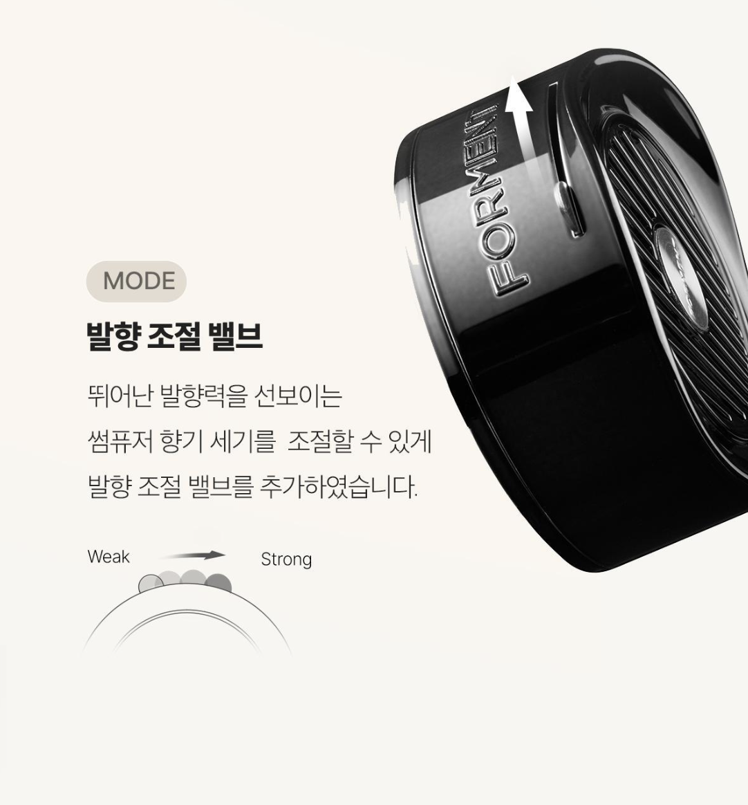 韓國 Forment 經典 純淨擁抱棉花 車用擴香 ｜Cotton Hug Perfume Car Diffuser