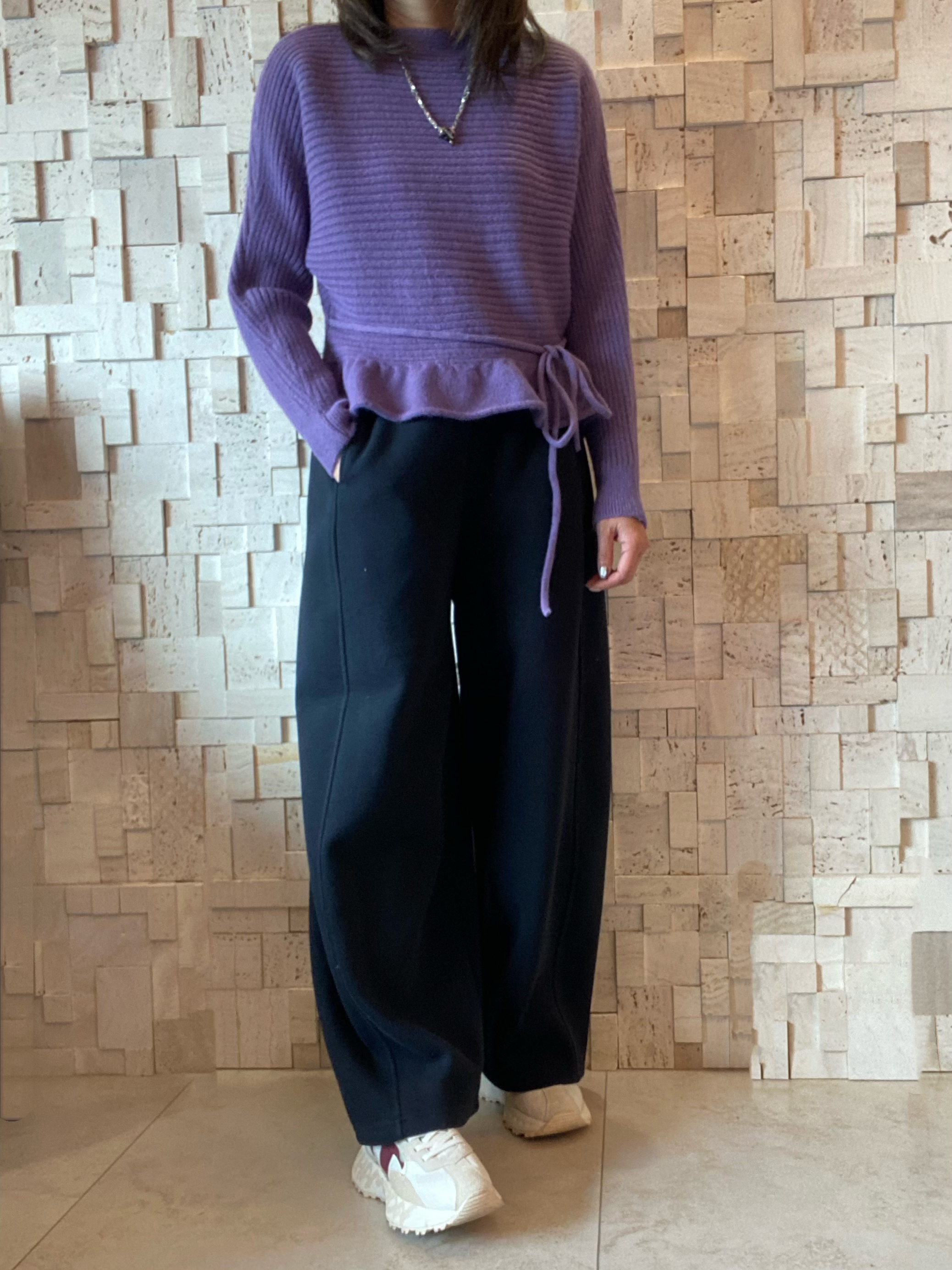 #2057 Ruffles邊針織Top